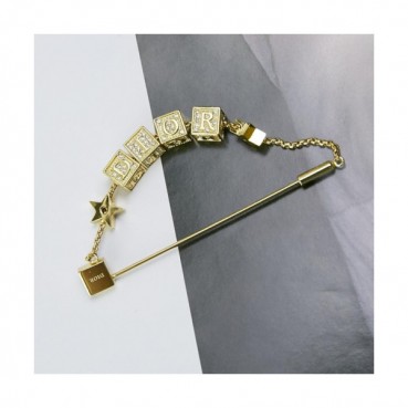 Dior Brooch -디올 브로치Dio0036.컬러(옐로우 골드)
