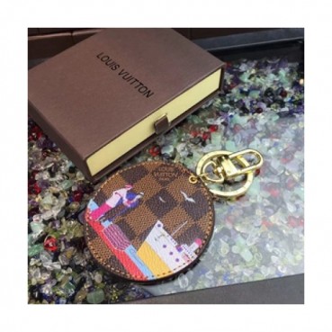 LouisVuitton bag charm-루이비통 일뤼스트르 에바지옹 백 참 & 키 홀더 Lou0018.컬러(브라운)