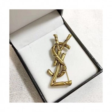 YSL   Rose Gold  Brooch - 입생로랑  여성용 18k도금  로즈골드 브로치