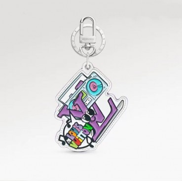루이비통 남/녀 퍼플 키링 - Louis vuitton Unisex Purple Key