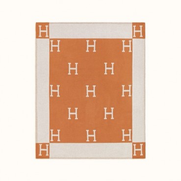 에르메스 겨울 오렌지 담요 - Hermes Orange Blanket 