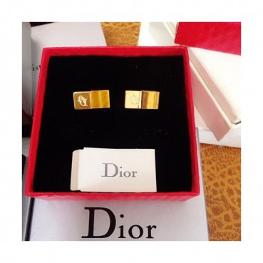 DIOR  MENS  YELLOW  GOLD   CUFFS -  디올  남성용  18k도금 옐로우  골드 커프스 단추