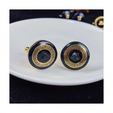 VERSACE  MENS  YELLOW  GOLD   CUFFS -  베르사체  남성용 18k도금 옐로우 골드 커프스 단추