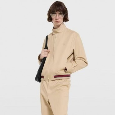 구찌 남성 트윌 지퍼 재킷 - Gucci Mens Twill Zip Jacket 