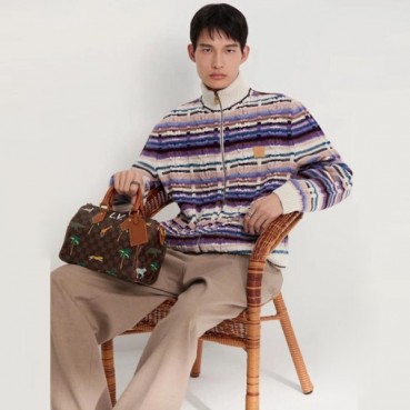 루이비통 남성 니트 자켓 - Louis vuitton Mens Knit Jacket 