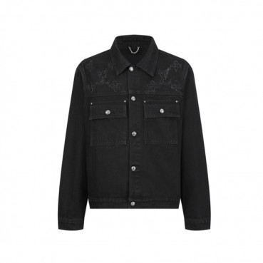 루이비통 남성 데님 자켓 - Louis vuitton Mens Denim Jacket 