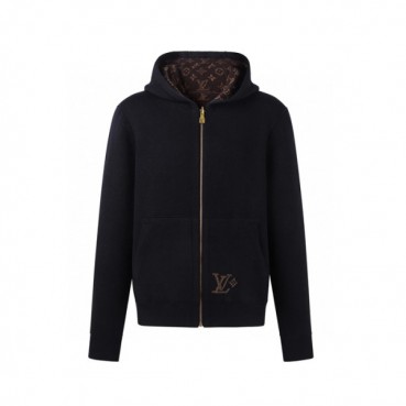 루이비통 남성 양면 후드 자켓 - Louis vuitton Mens Reversible Hood Jacket 