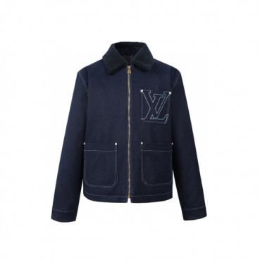 루이비통 남성 데님 자켓 - Louis vuitton Mens Denim Jacket 
