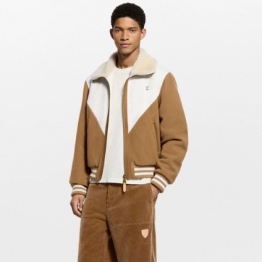 루이비통 남성 봄버 재킷 - Louis vuitton Mens Bomber Jacket 