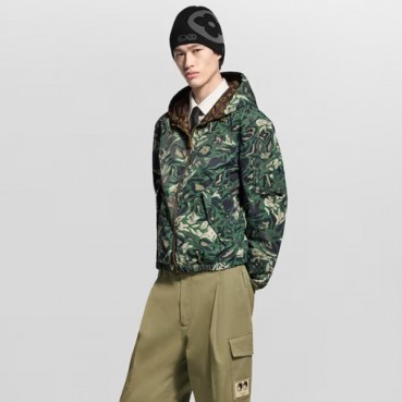 루이비통 남성 양면 재킷 - Louis vuitton Mens Bomber Jacket 