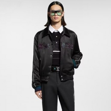 루이비통 남성 봄버 재킷 - Louis vuitton Mens Bomber Jacket 