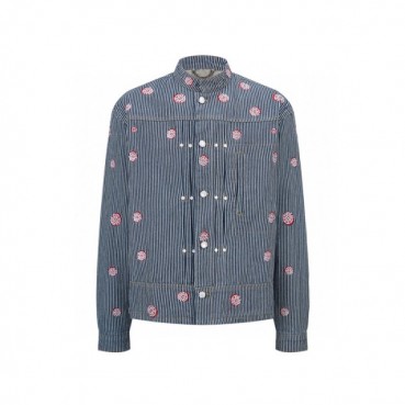 루이비통 남성 데님 재킷 - Louis vuitton Mens Denim Jacket 
