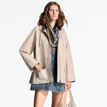 루이비통 여성 모노그램 후디드 파카 - Louis vuitton Womens Monogram Hooded Parka 