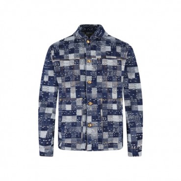 루이비통 남성 데님 재킷 - Louis vuitton Mens Denim Jacket 