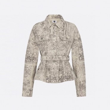 디올 여성 벨트 재킷 - Dior Womens Belted Jacket 