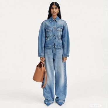 자크뮈스 여성 데님 재킷 - Jacquemus Womens Denim Jacket 