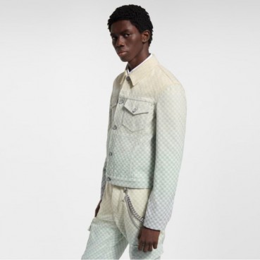 루이비통 남성 데님 재킷 - Louis vuitton Mens Denim Jacket 