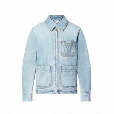 루이비통 남성 데님 재킷 - Louis vuitton Mens Denim Jacket 