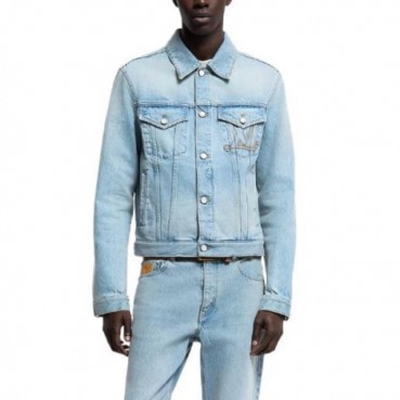 루이비통 남성 데님 재킷 - Louis vuitton Mens Denim Jacket 