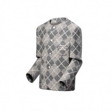 루이비통 남성 다미얼 재킷 - Louis vuitton Mens Damier Jacket 