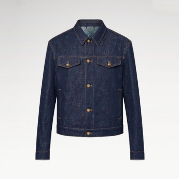 루이비통 남성 데님 재킷 - Louis vuitton Mens Denim Jacket 