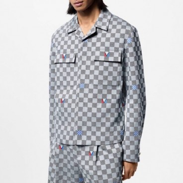 루이비통 남성 다미에 재킷 - Louis vuitton Mens Damier Jacket 