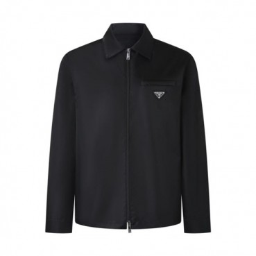프라다 남녀 블랙 자켓 - Prada Unisex Black Jackets 