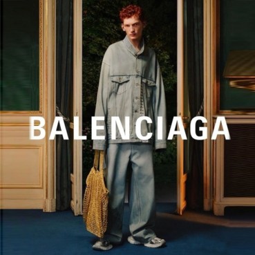 발렌시아가 남성 블루 자켓 - Balenciaga Mens Blue Jackets 