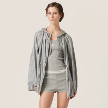 미우미우 여성 그레이 자켓 - Miumiu Womens Gray Jacket 