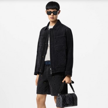 루이비통 남성 블랙 재킷 - Louis vuitton Mens Black Jackets 