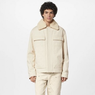 루이비통 남성 화이트 재킷 - Louis vuitton Mens White Jackets 