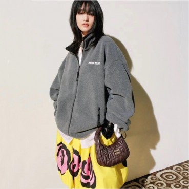 미우미우 여성 그레이 자켓 - Miumiu Womens Gray Jacket 