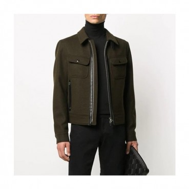 톰포드 남성 카키 자켓 - Tom Ford Mens Khaki Jackets 