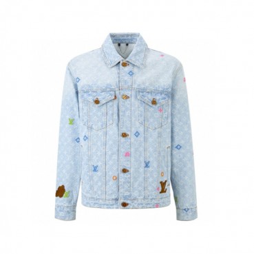 루이비통 남성 블루 재킷 - Louis vuitton Mens Blue Jackets 