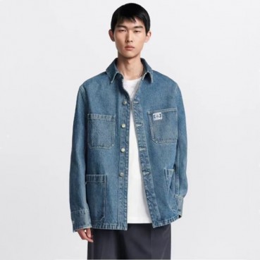 디올 남성 블루 자켓 - Dior Mens Blue Jackets 