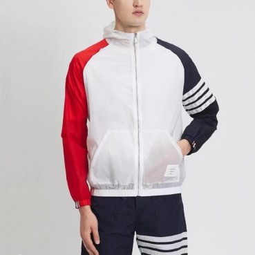 톰브라운 남성 네이비 자켓 - Thom Browne Mens Navy Jackets 