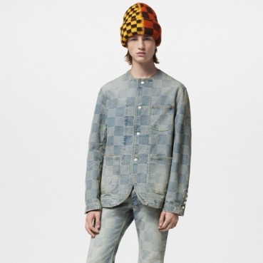 루이비통 남성 블루 재킷 - Louis vuitton Mens Blue Jackets 