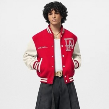 루이비통 남성 레드 재킷 - Louis vuitton Mens Red Jackets 