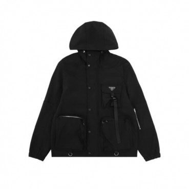 프라다 남성 블랙 자켓 - Prada Mens Black Jackets 