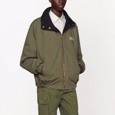 구찌 남성 카키 양면 자켓 - Gucci Mens Khaki Jackets 