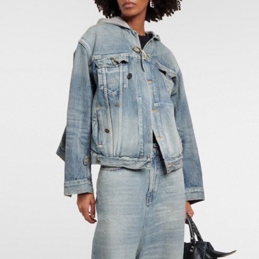 발렌시아가 여성 블루 자켓 - Balenciaga Womens Blue Jackets 