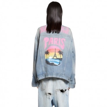 발렌시아가 여성 블루 자켓 - Balenciaga Womens Blue Jackets 