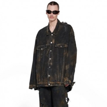 발렌시아가 남성 블랙 자켓 - Balenciaga Mens Black Jackets 