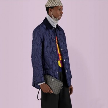 구찌 남성 네이비 다운 자켓 - Gucci Mens Navy Jackets 