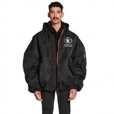 발렌시아가 남성 블랙 다운 자켓 - Balenciaga Mens Black Jackets 