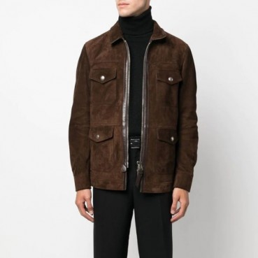 톰포드 남성 캐쥬얼 브라운 자켓 - Tom Ford Mens Brown Jackets 