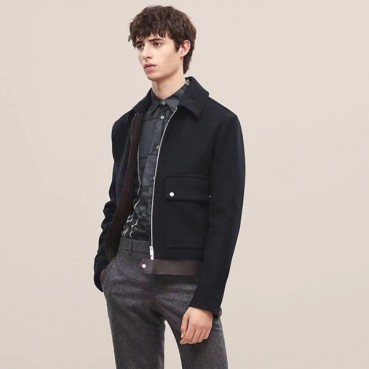 에르메스 남성 블랙 캐시미어 자켓 - Hermes Mens Black Jackets 