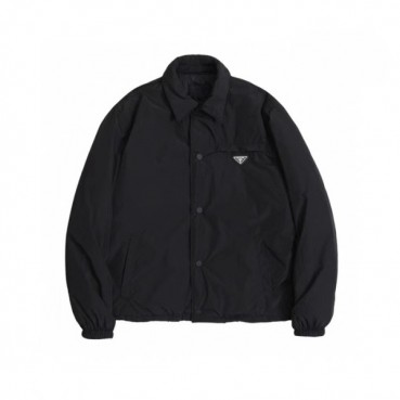 프라다 남성 모던 블랙 다운 자켓 - Prada Mens Black Down Jackets 