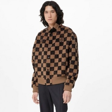 루이비통 남성 카멜 캐시미어 양면 자켓 - Louis vuitton Mens Camel Jackets 
