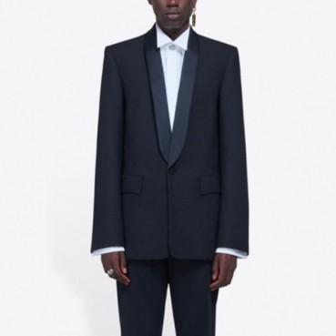 발렌시아가 남성 블랙 슈트 자켓 - Balenciaga Mens Black Suit Jackets 